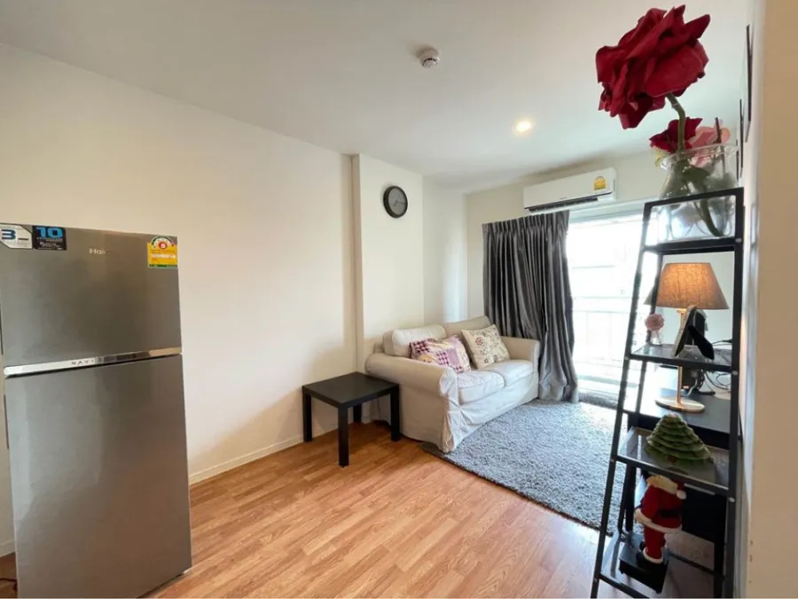 Condo for rent, Lumpini Ville Pranangklao-Riverview, 5th floor, river view, near BTS, reasonable price, don't miss it