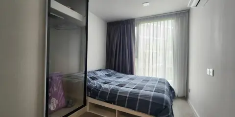 For sale or rent Atmoz Oasis Onnut ห้องกั้นแยกเป็นสัดส่วน ชั้น 2 ได้วิวสวน มาจับจองได้แล้ววันนี้