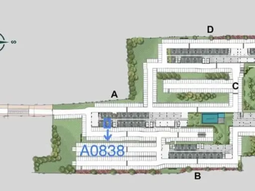 Down payment sale, Regent Home Bangna, 8th floor, open view, good project, complete common area, book now, don't miss out.