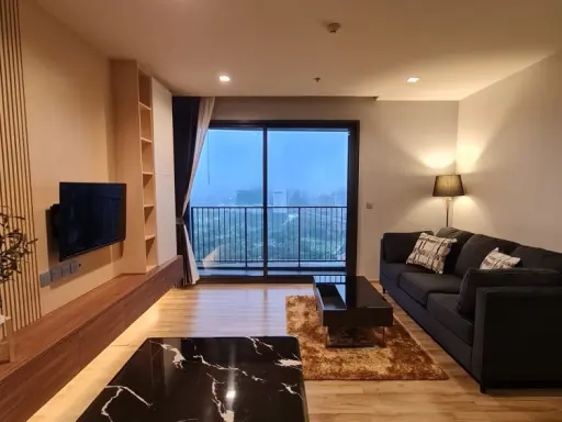For rent, The Line Jatujak-Mochit, 35th floor, very beautiful natural view, Buit-In decoration, super cool, book now.