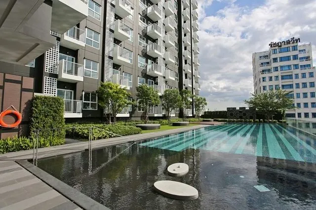 Condo for sale, The Parkland Ratchada-Wong Sawang, 25th floor, beautiful room, fully furnished. Plus the price is very good for the heart.