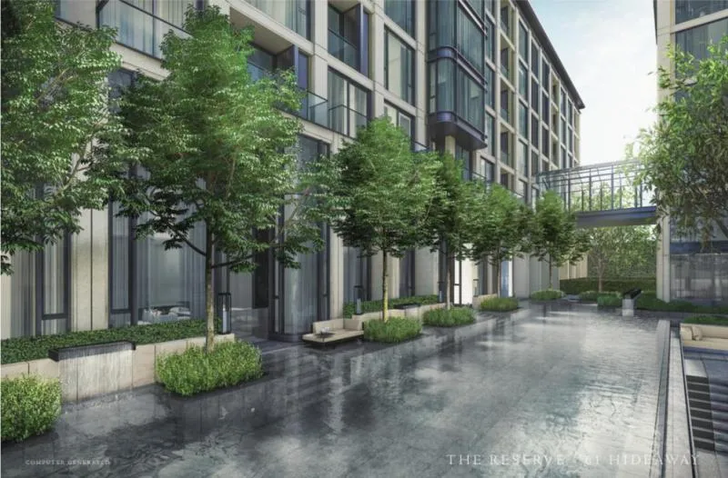 Selling a reservation, the reserve 61 hideaway, corner room, very good view, like a private garden Buy now the future, the price will definitely increase.