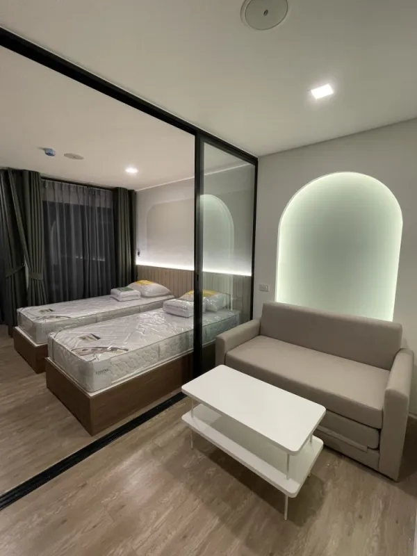 มาแล้ว ให้เช่า KAVE TOWN SHIFT ตึก B ชั้น 2 ห้องใหม่กริ๊บ แต่งครบพร้อมอยู่ จองด่วน อย่ารอช้า
