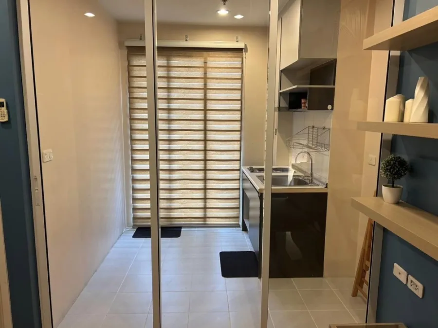 Condo for sale, The Base Chaengwattana, decorated room, ready to move in. Facilities are ready, you can reserve now.