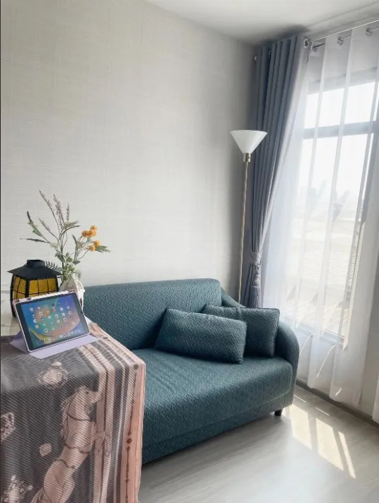 For rent!! Aspire Asoke-Ratchada, studio room, 5th floor, Building D, comes with complete amenities. Hurry and reserve now!!
