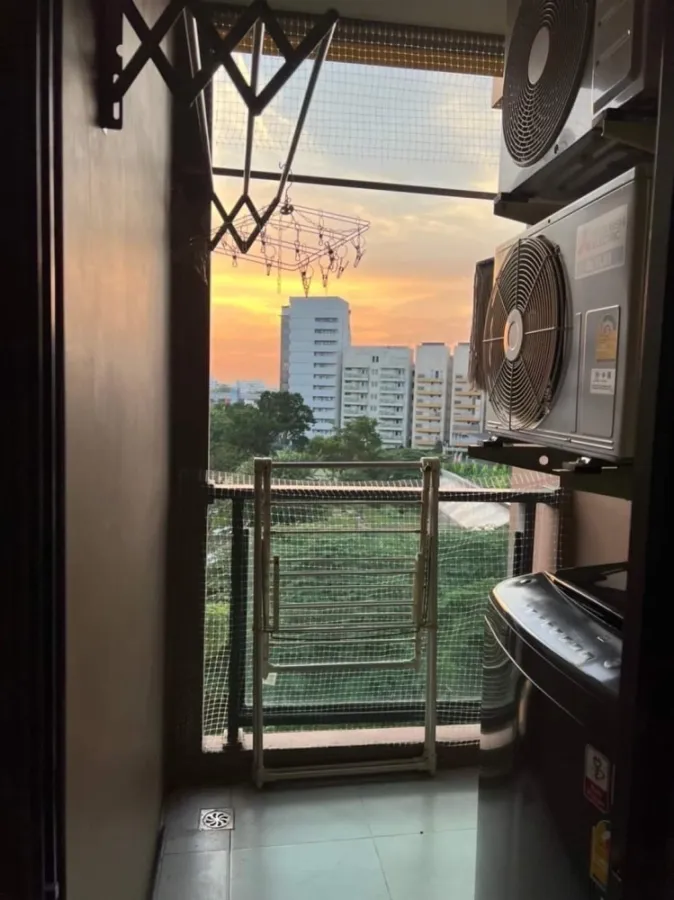 ให้เช่า คอนโด The Cube Plus Chaengwattana 1 ห้องนอน 1 ห้องน้ำ พร้อมเข้าอยู่ เฟอร์ครบ จองด่วนๆเลย