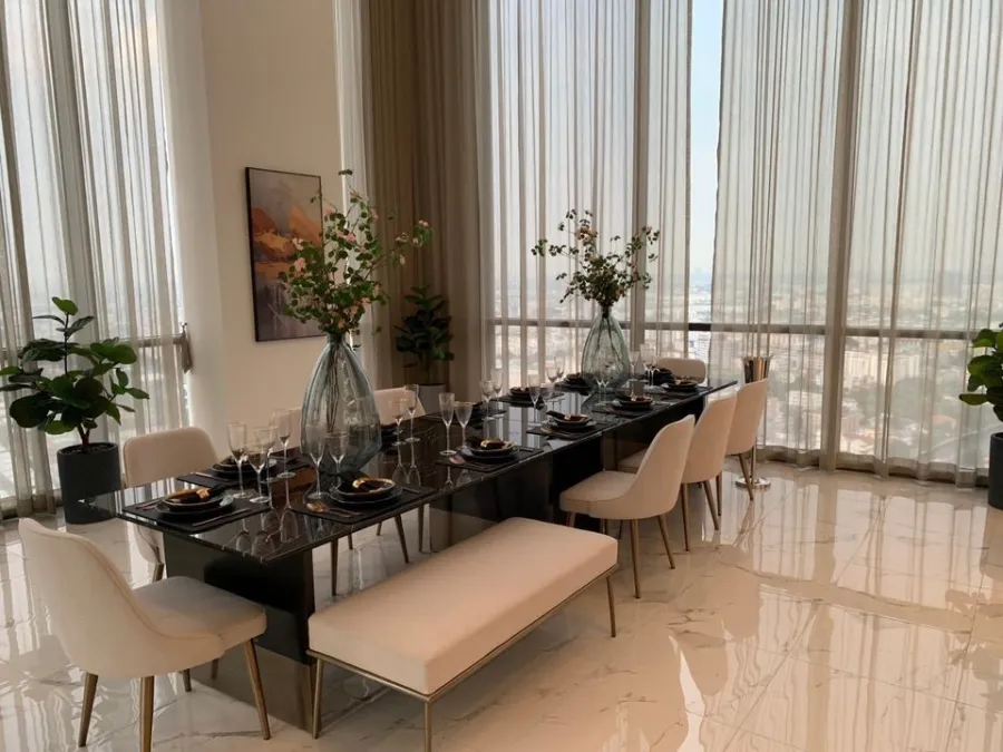 Condo for rent, Modiz Rhyme Ramkhamhaeng, 15th floor, great view, comfortable decorated room. Already feel comfortable. Good price. Book now.