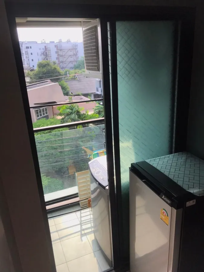 For rent, The Cube Loft Ladprao 107, nice room, fully furnished and electrical appliances. Well, this must be reserved.