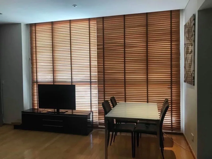 For rent: Aequa Sukhumvit 49, 15th floor room, lots of usable space, comfortable, not cramped, fully furnished, must book like this.