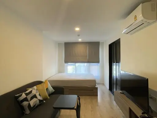 For rent: The Origin Ramintra 83 Station, room ready to move in. Fully furnished with separate kitchen. Don't miss out on booking.