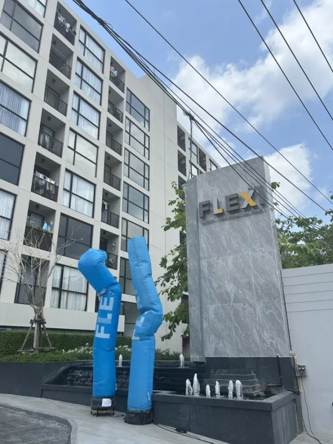 For rent urgently!! Condo Flexi Sathorn - Charoennakorn, studio room, complete facilities, ready to move in, hurry up and book now!!