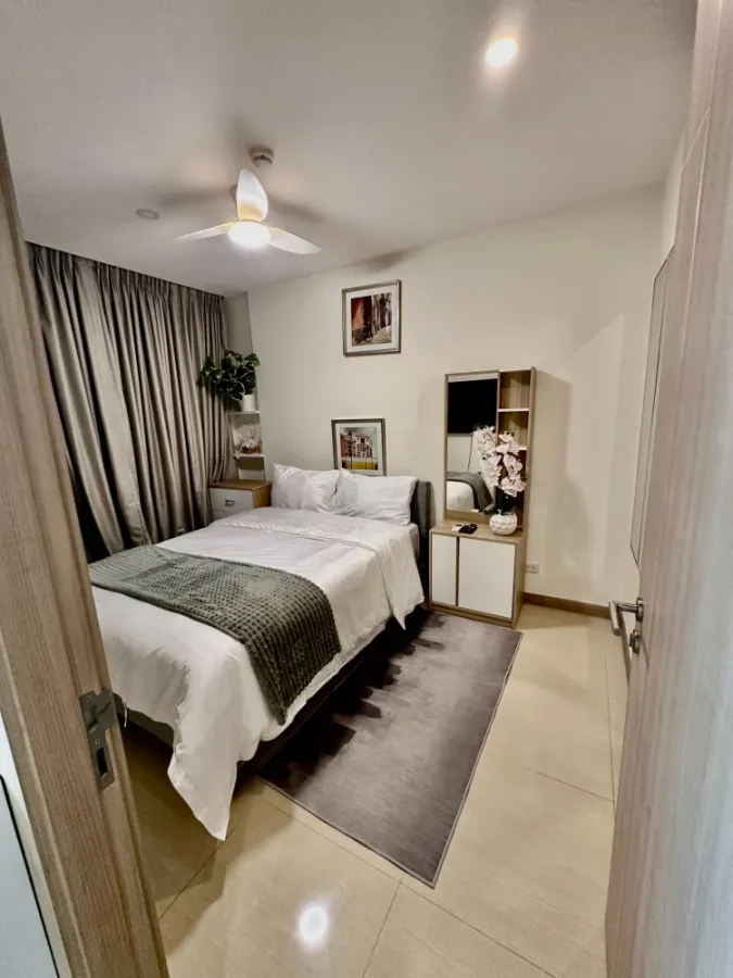 For rent The Riviera Jomtien Pattaya 2 bedrooms, fully furnished, book now.