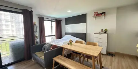 ขาย Living Avenue Bangsaen ห้องสตูดิโอ พื้นที่ใช้สอยเยอะ มาพร้อมเฟอร์ครบชุด มองเห็นวิวสระน้ำ รีบจองด่วนๆ