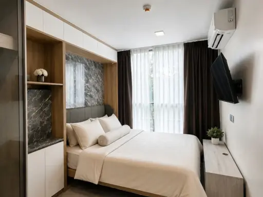 ให้เช่า คอนโด Atmoz Tropicana Bangna ห้องมุม วิวต้นไม้ ร่มรื่น เป็นส่วนตัว ห้องเงียบสงบ ลมถ่ายเทดีมาก จองเลย images