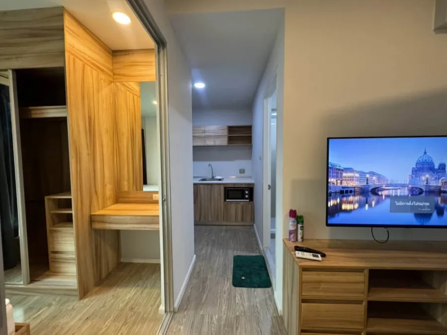 ให้เช่า Happy Condo DonMueang The Terminal วิวสระว่ายน้ำส่วนกลาง ชั้น7 พร้อมเฟอร์ครบ แต่งพร้อมอยู่