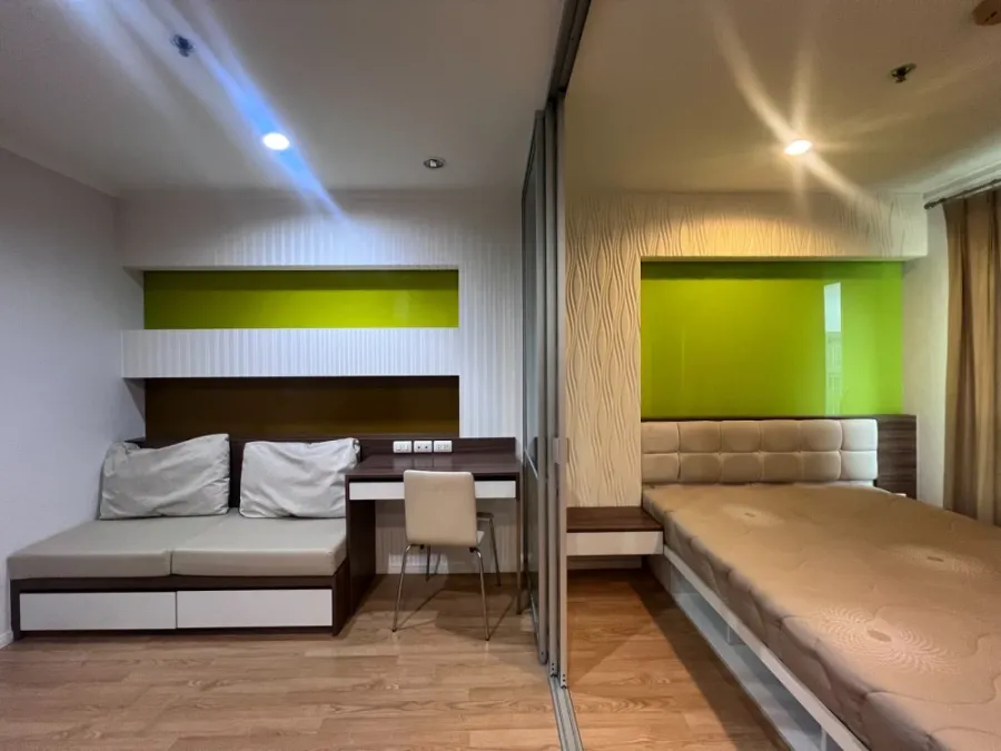 For rent: Lumpini Ville Lasalle-Barring, 7th floor, fully furnished, very livable. Book now! (Urgent!)