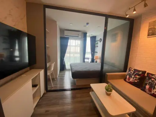 Atmoz Chaengwattana for rent, 1 bedroom, 1 bathroom, fully furnished, built-in kitchen. If you want to be in a good room, hurry up. images