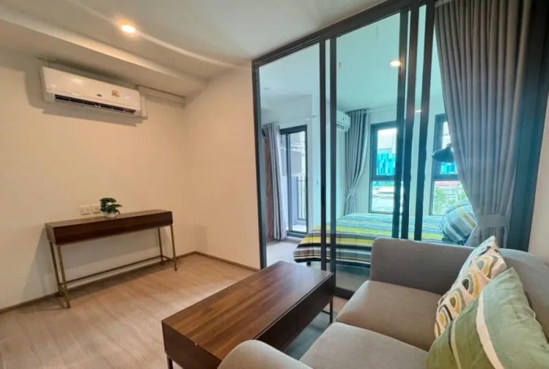 For rent Aspire Ratchayothin ห้องกั้นแยกเป็นสัดส่วน แบ่งโซนอย่างลงตัว ครบจบที่เดียว จองเลย