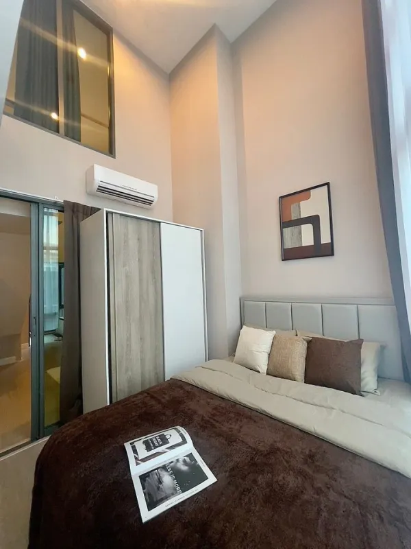 For rent Metro Sky ประชาชื่น ห้องพร้อมอยุ่ เฟอร์นิเจอร์ครบ พร้อมลากกระเป๋าห้องอยู่ได้เลย อย่าช้า