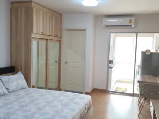 For rent Supalai City Resort Chaengwatthana, 15th floor, fully furnished room, nice to live in, book now, don't miss out.
