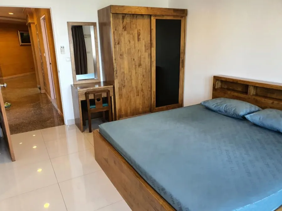 For rent, Witthayu Complex, 2 bedrooms, 2 bathrooms, ready to move in, can raise pets** Convenient transportation, don't wait!!