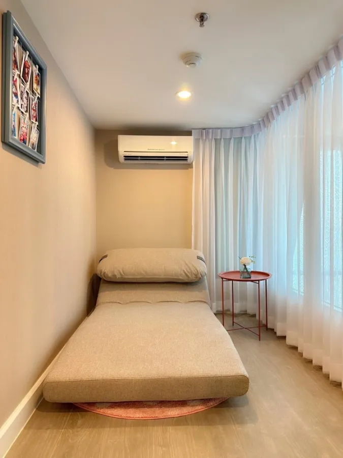 For rent, Metro Sky Prachachuen, 21st floor, city view, beautiful room, comes with complete decoration. If interested, hurry and reserve now.