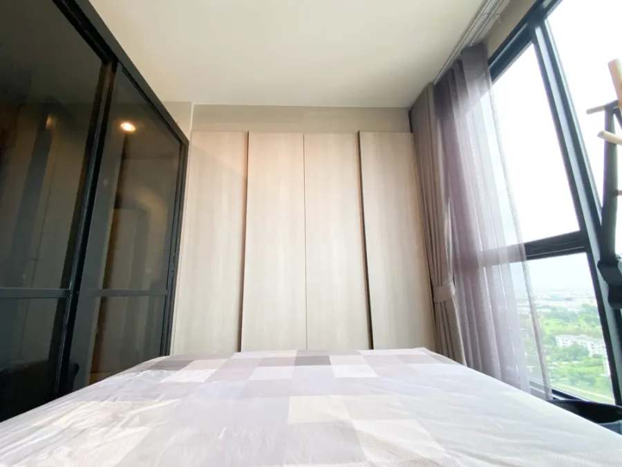 For sale, for rent, Ideo Mobi Sukhumvit East Point, 20th floor, nice room, fully furnished, book now, don't miss out.
