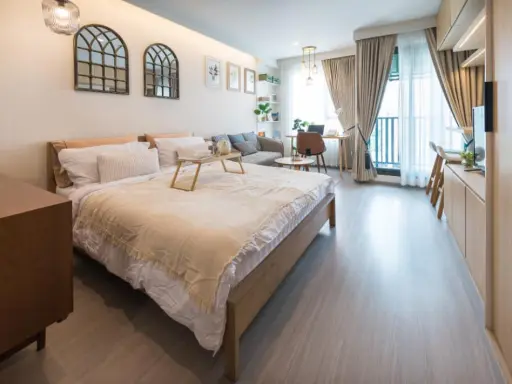 ถูกและสวยมาก บิลท์อิน และระบบ Smart Home ในบรรยากาศเงียบสงบ วิวตึกช้าง คอนโด Life Ladprao ให้เช่า images