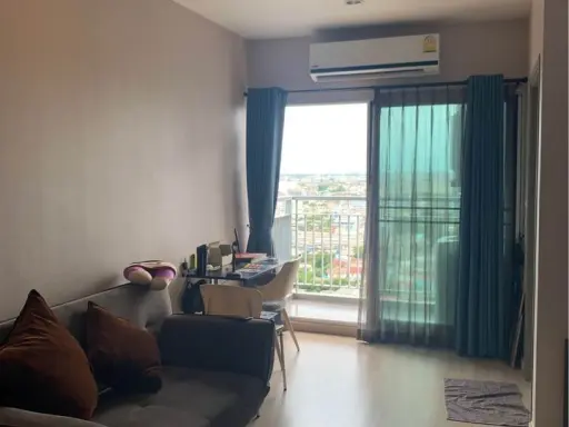For rent, The Tempo Grand Sathorn-Wutthakat, corner room, good view, very beautiful view, complete electrical appliances Must reserve now.
