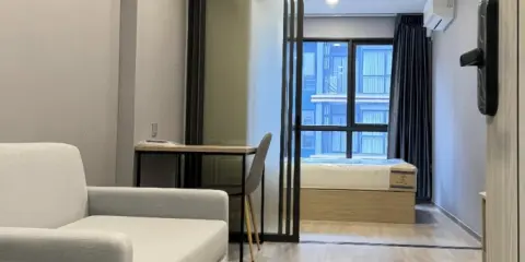 ให้เช่า Salaya One Residences ชั้น 5 วิวริมสระ มาพร้อมการตกแต่งที่ครบครัน จองเลย