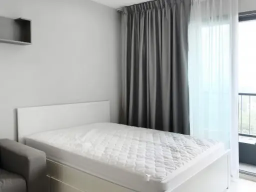 Urgent for rent !! Ideo Mobi Sukhumvit Eastgate Condo, 16th floor, beautiful view, near BTS Bangna, special price, hurry !! images