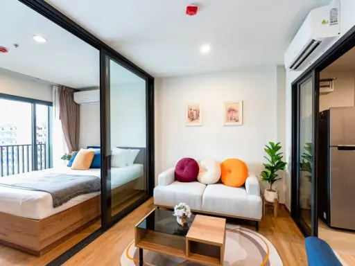 ให้เช่า The Line Vibe ชั้น 20 ห้องแต่งครบ น่าอยู่ สนใจจองเลย ห้ามพลาด