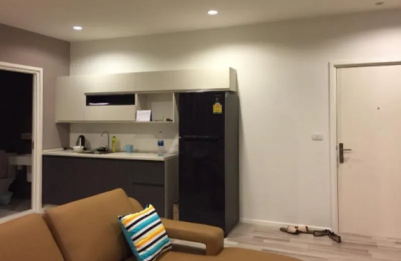 Condo for rent, The Key Wutthakat, 2 bedrooms, high floor, beautiful room, fully furnished, drag your bags, come quickly.