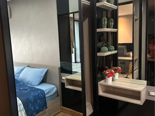 For sale: Tree Condo Sukhumvit 52, 5th floor, unblocked view, with decorations. and fully furnished. Book now.