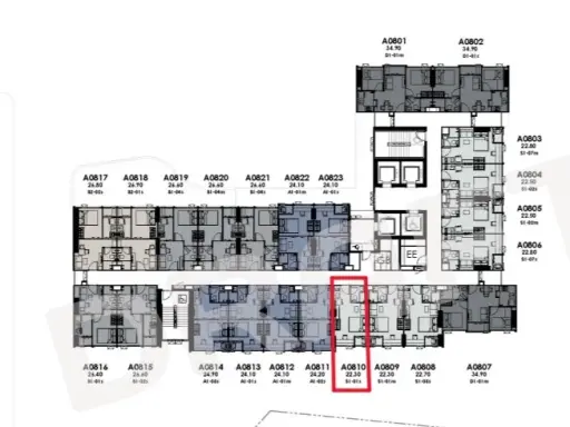 Down payment for sale: Modiz Avantgarde, 27th floor, good project, near Thammasat University. Interested? Reserve now! images