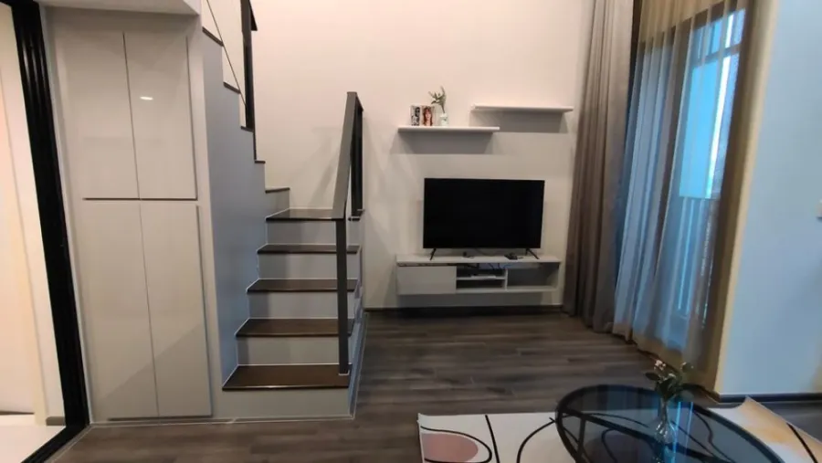 Condo for rent, Knightsbridge Space Rama 9, duplex room Fully furnished, good location, friendly price, don't miss it!!
