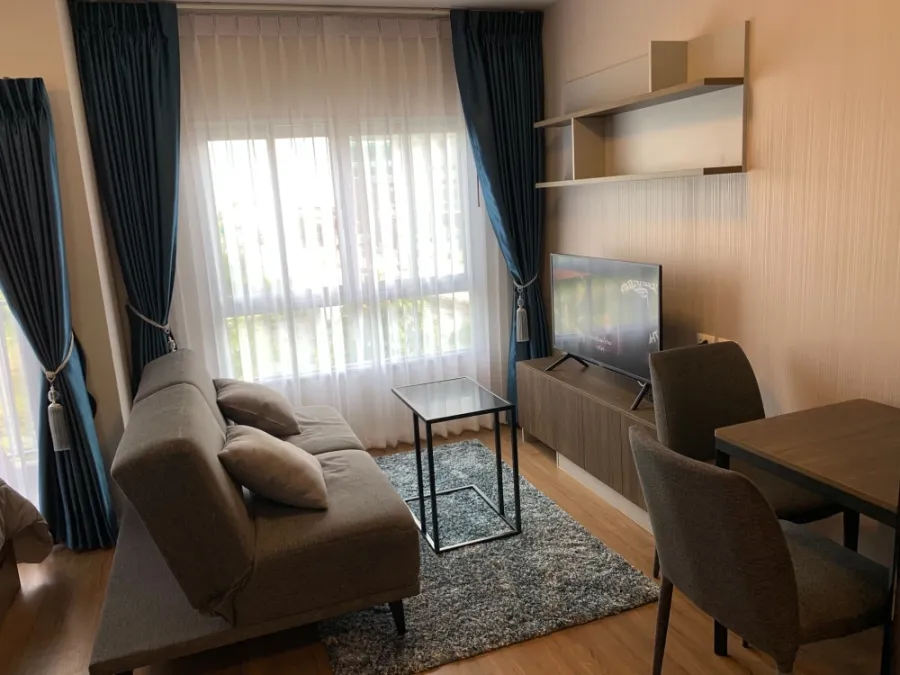For rent: D Condo Bliss Sriracha, 1 bedroom, 1 bathroom, fully furnished, just bring your bags and move in!