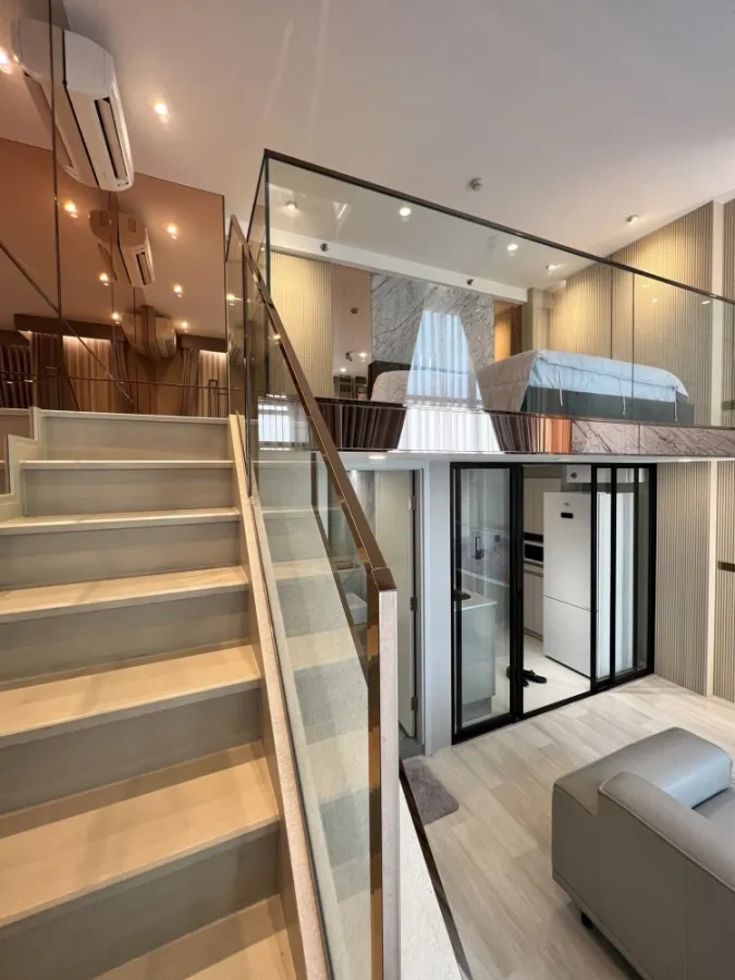 ให้เช่า KNIGHTSBRIDGE PRIME SATHORN ชั้นสูง ห้อง DUPLEX ตกแต่งสไตล์ LUXURY สวยหรูดูดี จองเลย