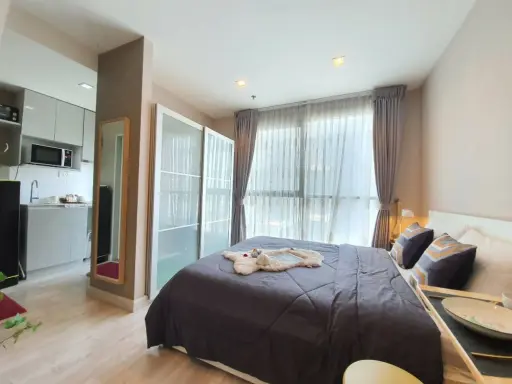 ให้เช่า Ideo Mobi rama9 ห้องสตูดิโอ ชั้น 21 ได้วิวเมือง พร้อมเฟอร์เครื่องใช้ไฟฟ้าอย่างดี ห้ามพลาด images