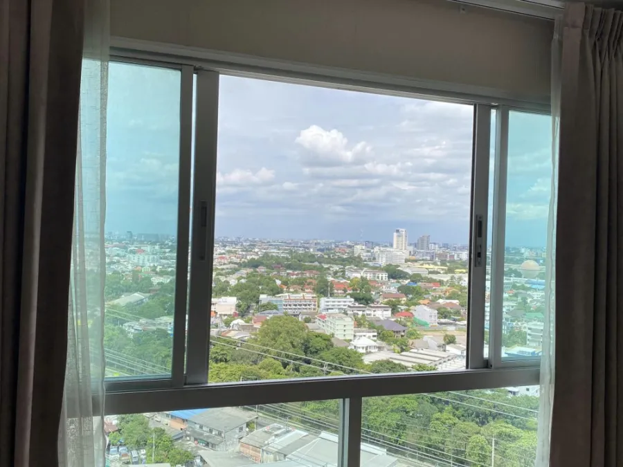 For sale: Lumpini Ville Prachachuen-Phongphet 2, 22nd floor, corner room, beautiful room, good condition, fully furnished, nice to live in. Reserve no