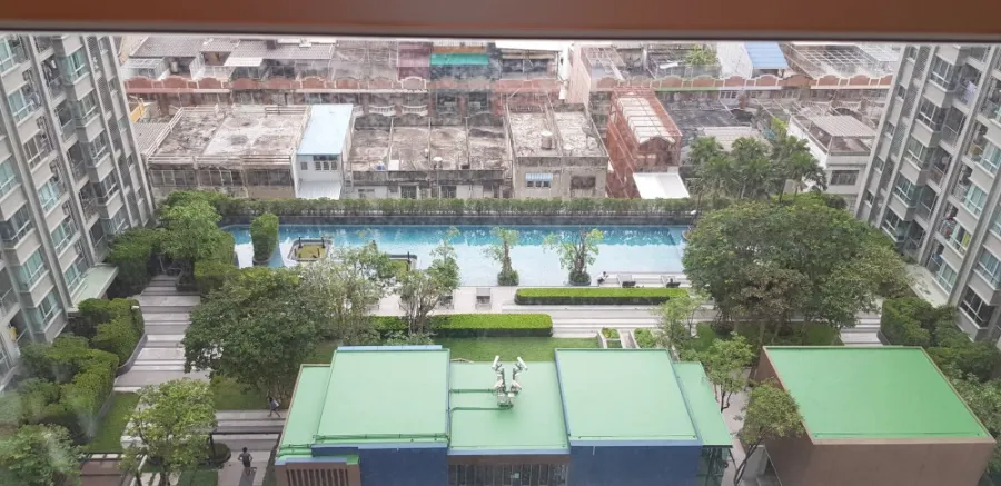ขายคอนโด The Parkland Ratchada-Thapa ชั้น 16 ได้วิวสูง ติด wallpaper ทั้งห้อง คุณต้องห้ามพลาด