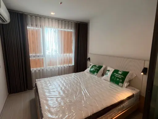 For rent: Life Ladprao, 15th floor, open view, partitioned room, fully furnished, book now, don't miss out. images