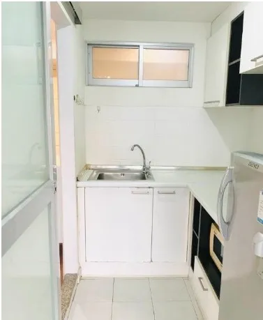 For rent, Lumpini Ville, Cultural Center, 8th floor, amenities ready, good price, book now.
