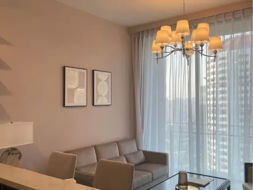 For sale: Laviq Sukhumvit 57, very high floor, great city view, fully furnished, don't miss out!