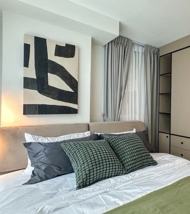ให้เช่าคอนโด Chateau In Town Phaholyothin 11 ชั้น 7 วิวสวนโปร่ง + แสงเย็น เลย์เอาต์ เงียบ สัดส่วนลงตัว รีบมาจอง