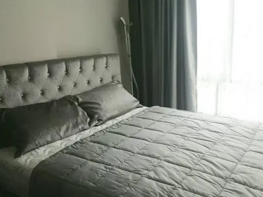 For Sale Metro Sky Prachachuen beautifully decorated room The bed is very soft. If interested, hurry up.