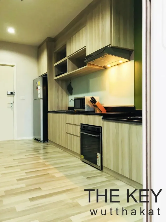 Condo for sale, rent, The Key Wutthakat, 1 bedroom, 1 bathroom, ready to move in, fully furnished, high view, book now