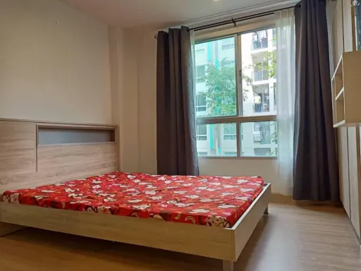 Condo for rent, The Niche ID Serithai, convenient transportation near the community, don't wait, hurry and book now!