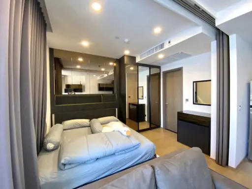 Ashton Chula Silom condo for rent, nice decorated room, 12th floor, has a high view, say that you will miss it and you will regret it.