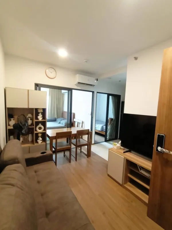 ให้เช่า The LIVIN Ramkhamhaeng ห้องแบบ 1 Bedroom Plus ชั้น 34 วิวดี ลมดี บรรยากาศเงียบสบาย ห้องตกแต่งสวย พร้อมอยู่